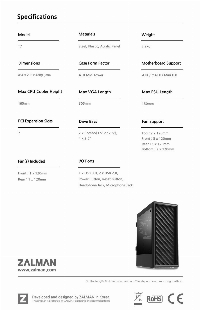 Кутия Zalman ZM-T7 Black