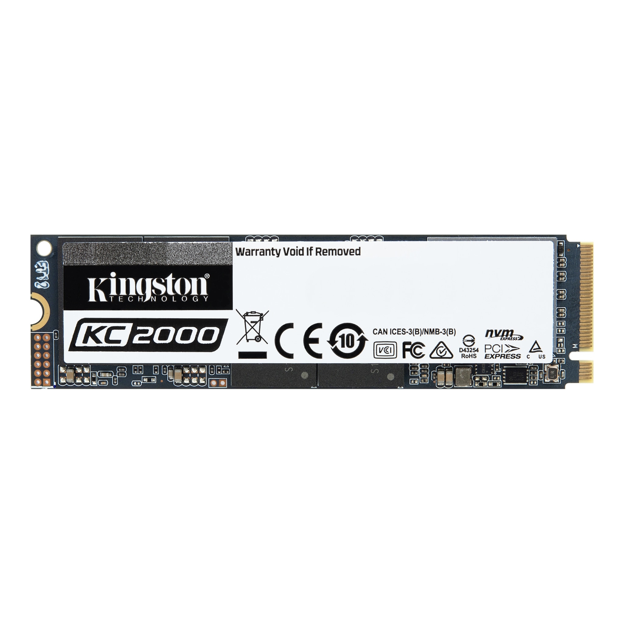 Диск SSD KINGSTON SKC2000M8 500GB M.2 PCIe NVMe Gen 3.0 x4