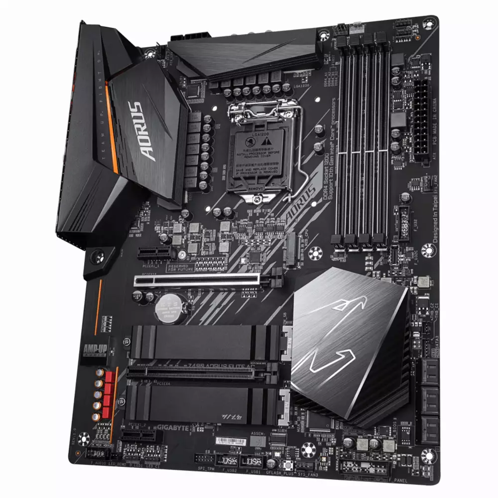 Дънна платка GIGABYTE Z490 AORUS ELITE AC socket 1200, Wi-Fi, RGB Fusion 2.0