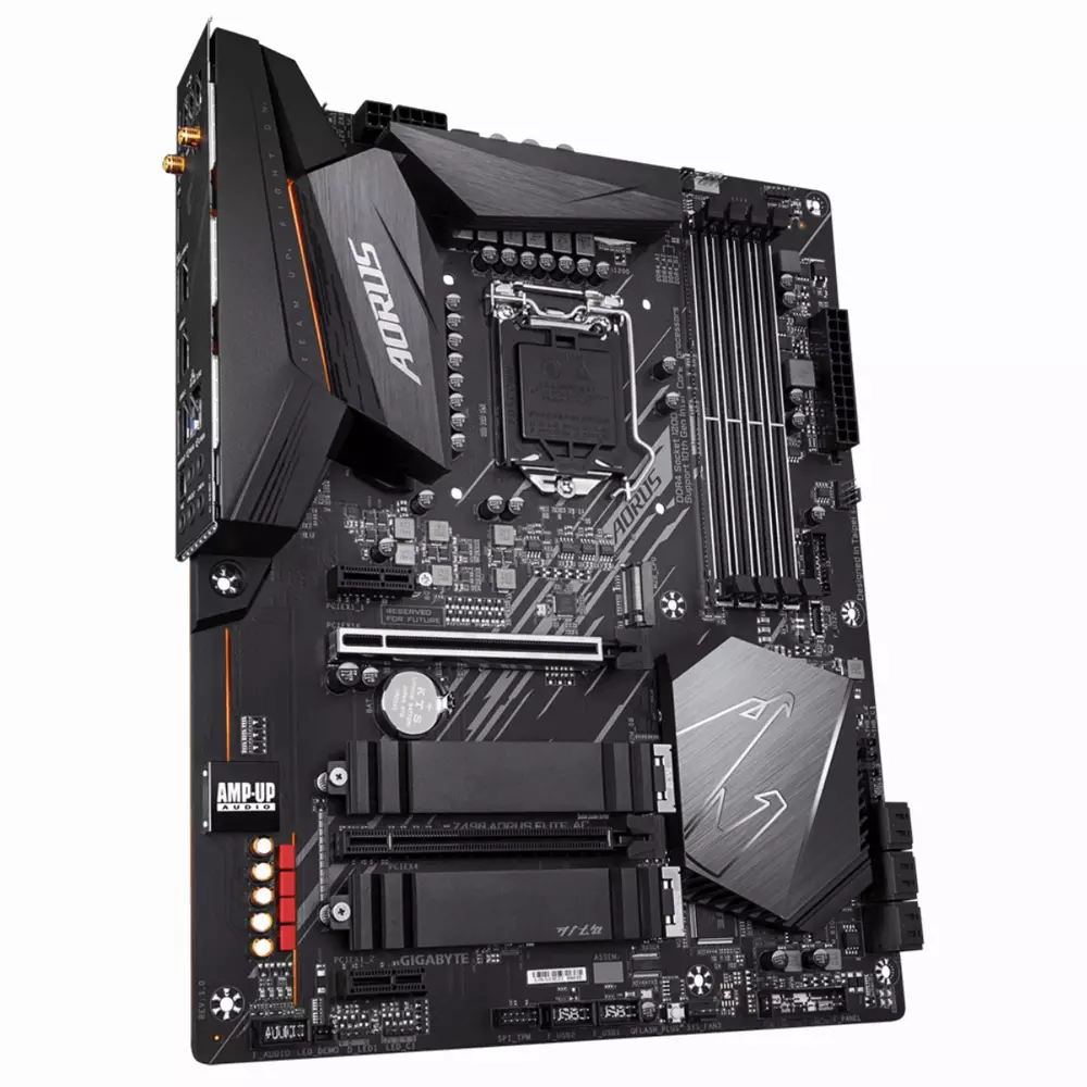 Дънна платка GIGABYTE Z490 AORUS ELITE AC socket 1200, Wi-Fi, RGB Fusion 2.0