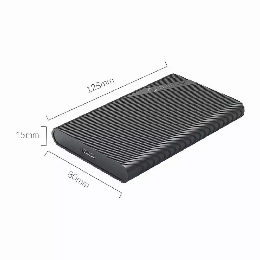 Външна кутия за диск Orico 2521U3-BK-EP Storage Case 2.5 inch USB3.0