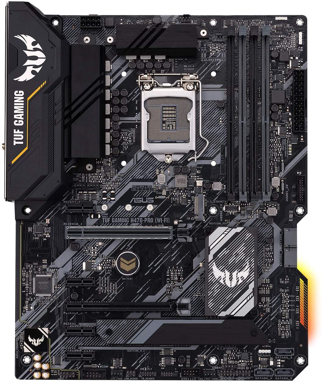 Дънна платка ASUS TUF GAMING H470-PRO (WI-FI)