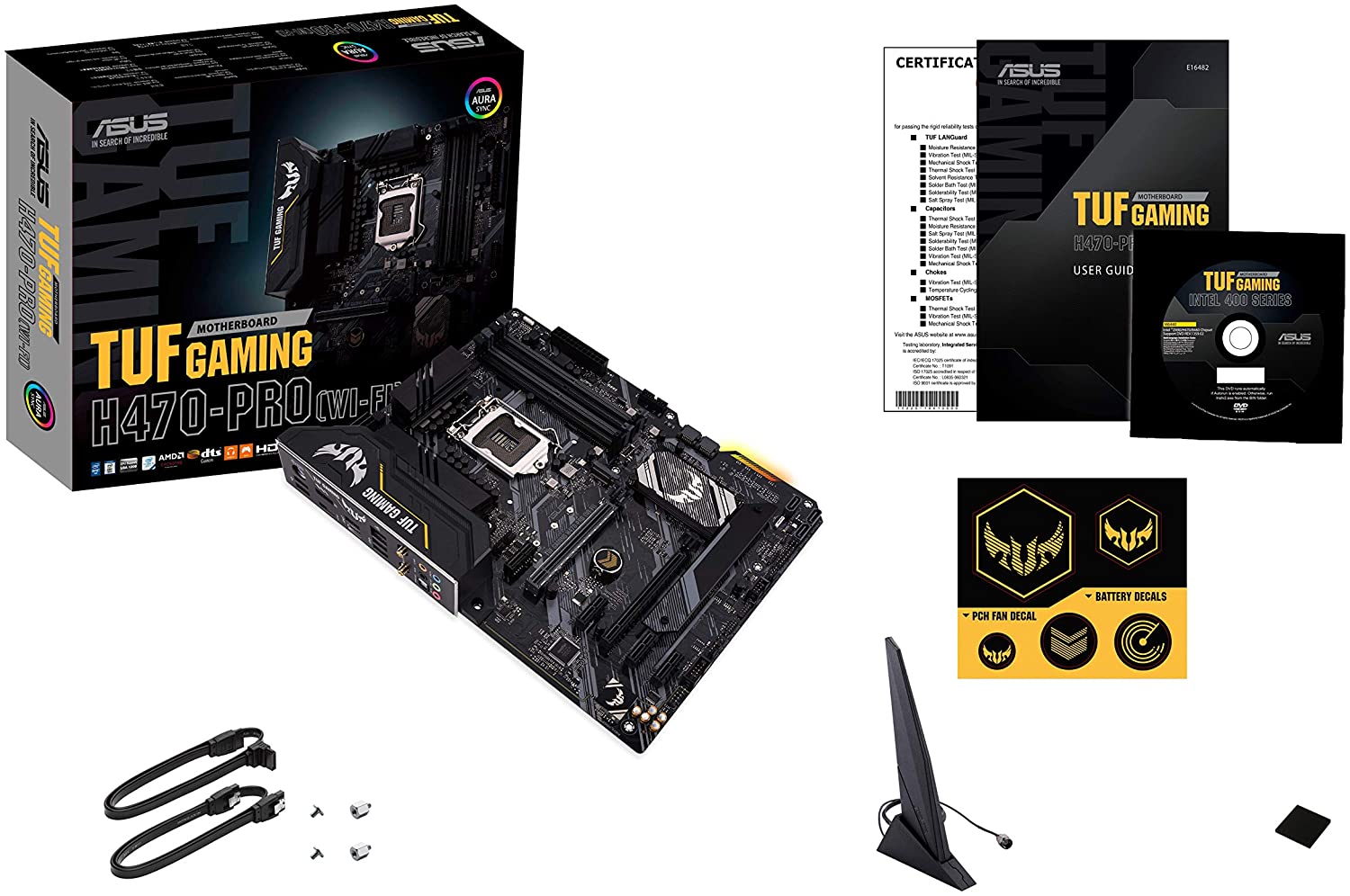Дънна платка ASUS TUF GAMING H470-PRO (WI-FI)