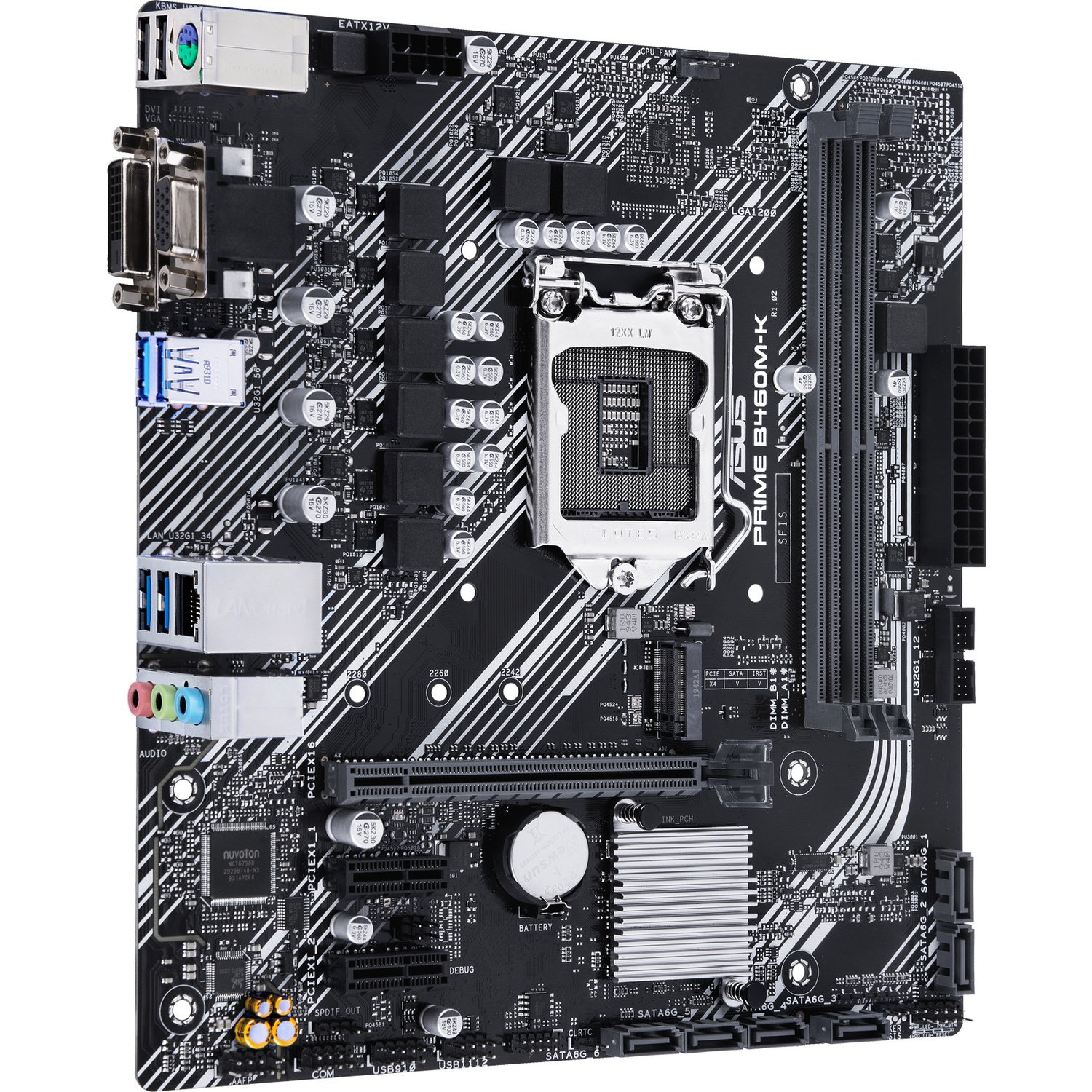 Дънна платка ASUS PRIME B460M-K