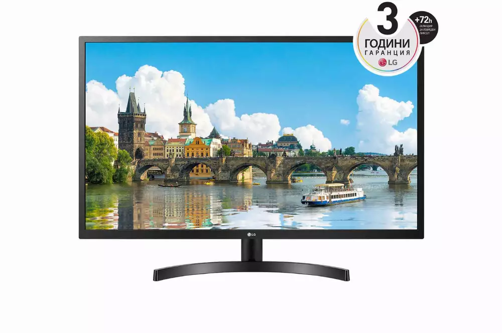 Монитор LG 31.5" 32MN500M-B, FullHD (1920x1080), IPS, 75Hz, 5ms, AMD FreeSync