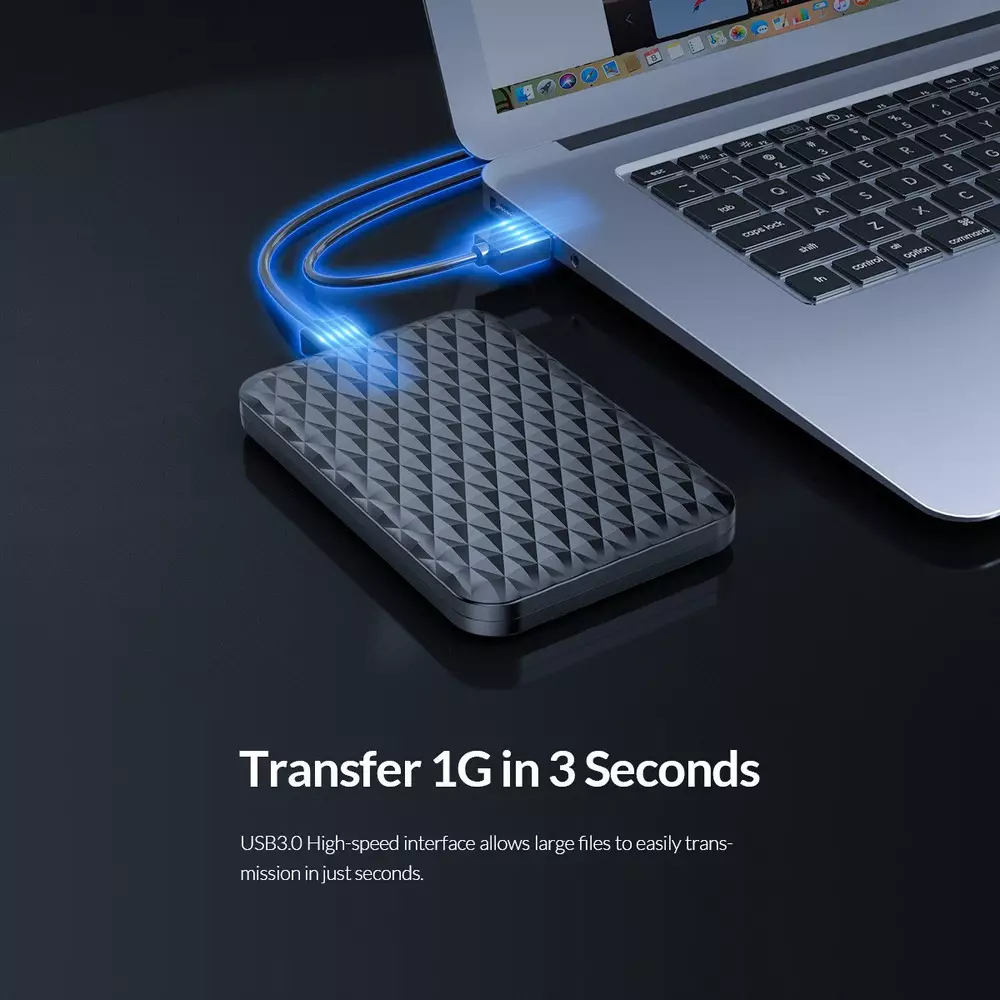 Εξωτερική θήκη δίσκου Orico 2520U3-BK-EP Storage Case 2.5 inch USB3.0