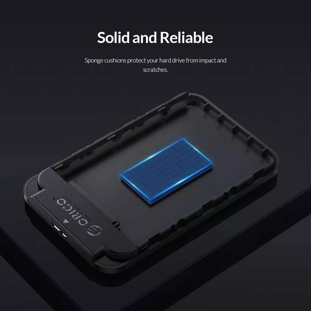 Εξωτερική θήκη δίσκου Orico 2520U3-BK-EP Storage Case 2.5 inch USB3.0