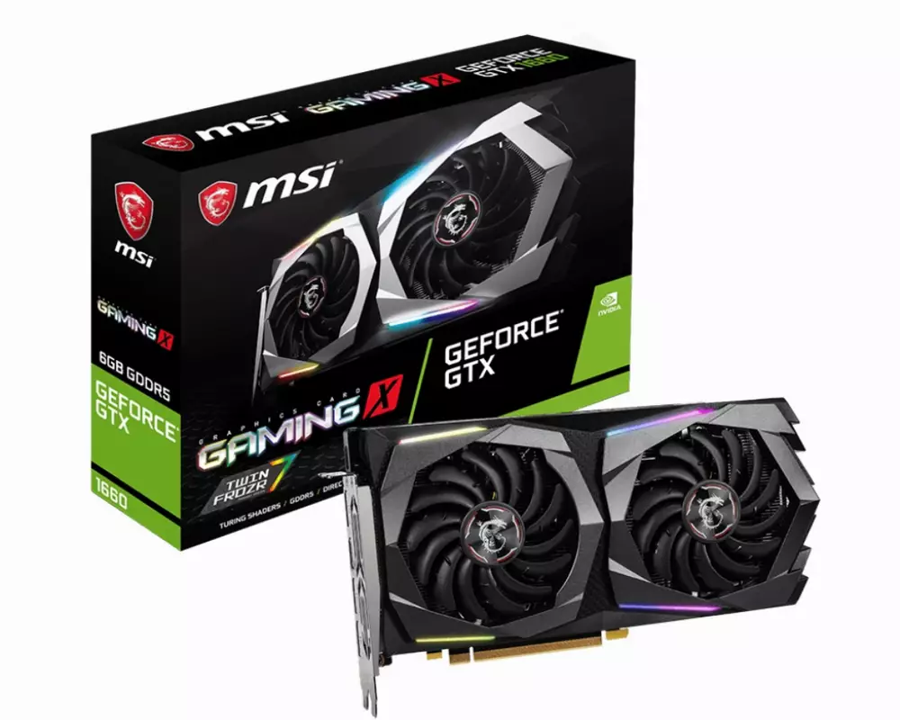 Видео карта MSI GeForce GTX 1660 GAMING 6G