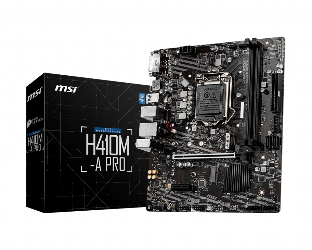 Дънна платка MSI H410M-A PRO