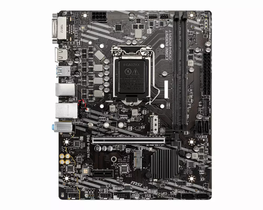 Дънна платка MSI H410M-A PRO