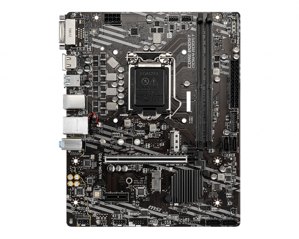 Дънна платка MSI H410M-A PRO