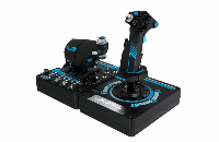 Джойстик Logitech Pro Flight X56 Rhino, за симулация на космически полети