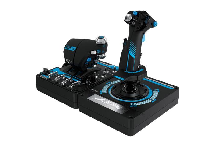 Джойстик Logitech Pro Flight X56 Rhino, за симулация на космически полети