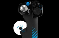 Джойстик Logitech Pro Flight X56 Rhino, за симулация на космически полети