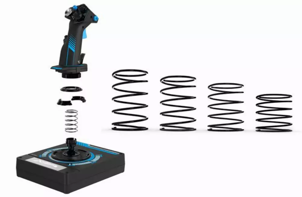 Джойстик Logitech Pro Flight X56 Rhino, за симулация на космически полети