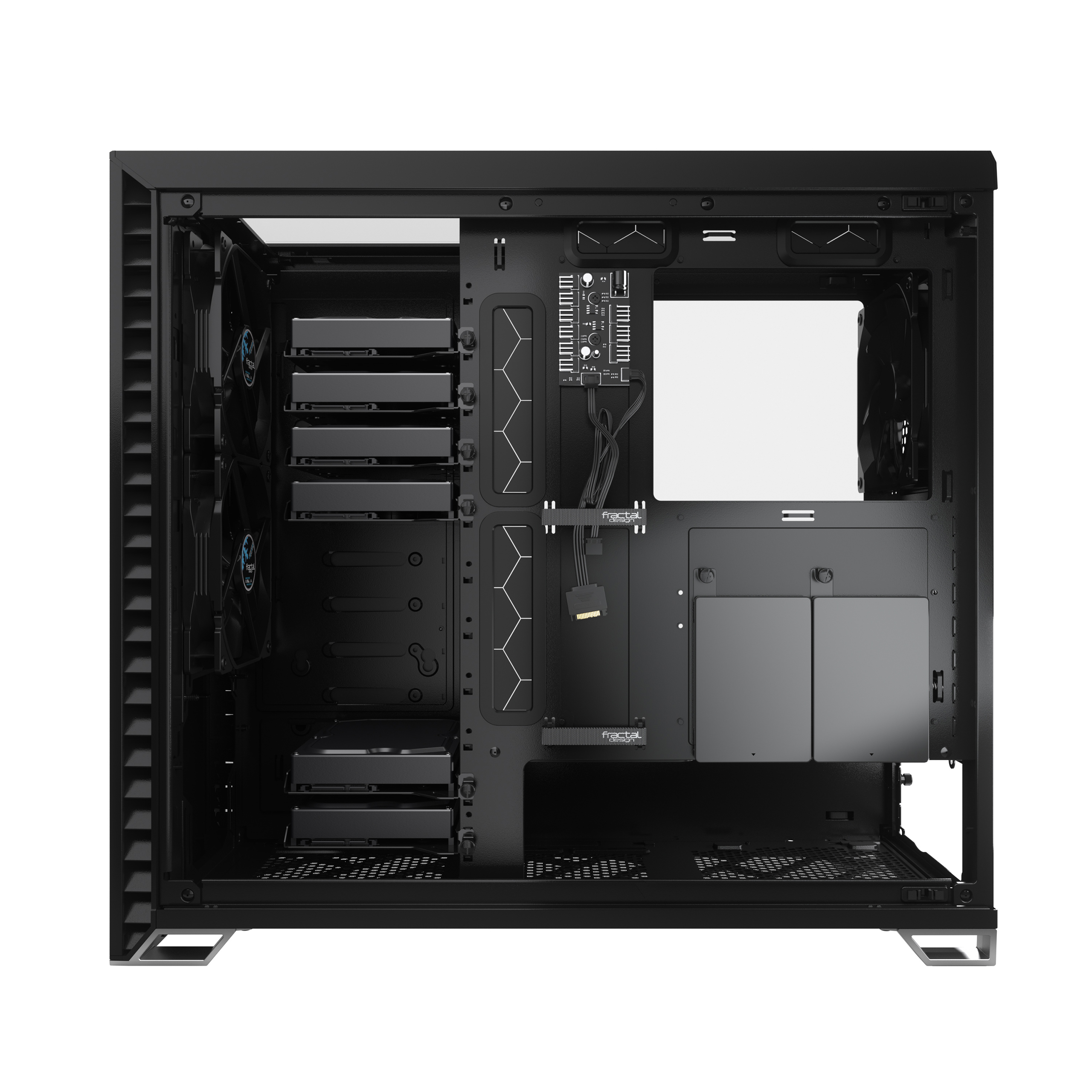 Кутия Fractal Vector RS Tempered Glass Dark