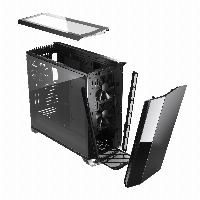Кутия Fractal Vector RS Tempered Glass Dark