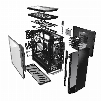 Кутия Fractal Vector RS Tempered Glass