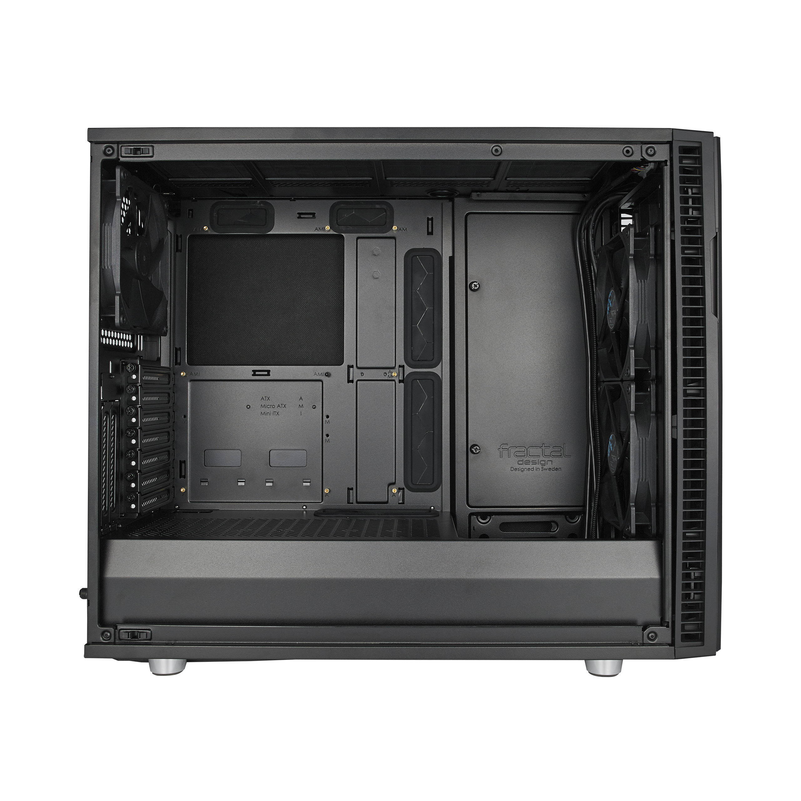 Кутия Fractal Define R6 Tempered Glass Black