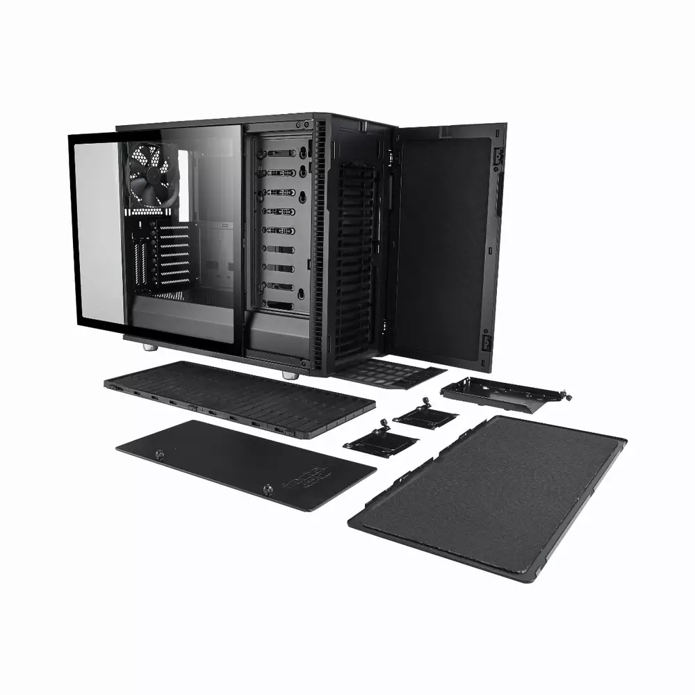 Кутия Fractal Define R6 Tempered Glass Black