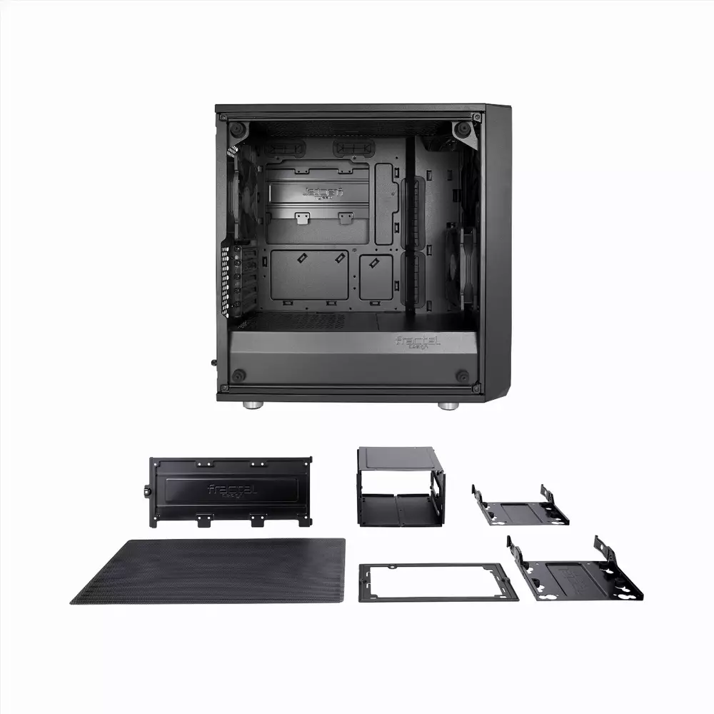 Кутия Fractal Meshify C Mini Dark Tempered Glass