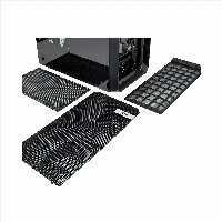 Кутия Fractal Meshify C Mini Dark Tempered Glass
