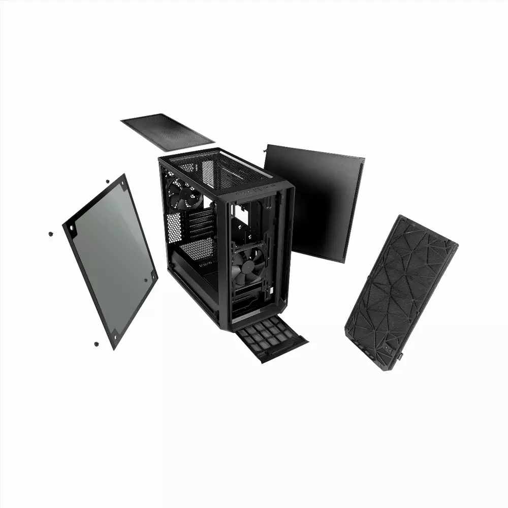 Кутия Fractal Meshify C Mini Dark Tempered Glass