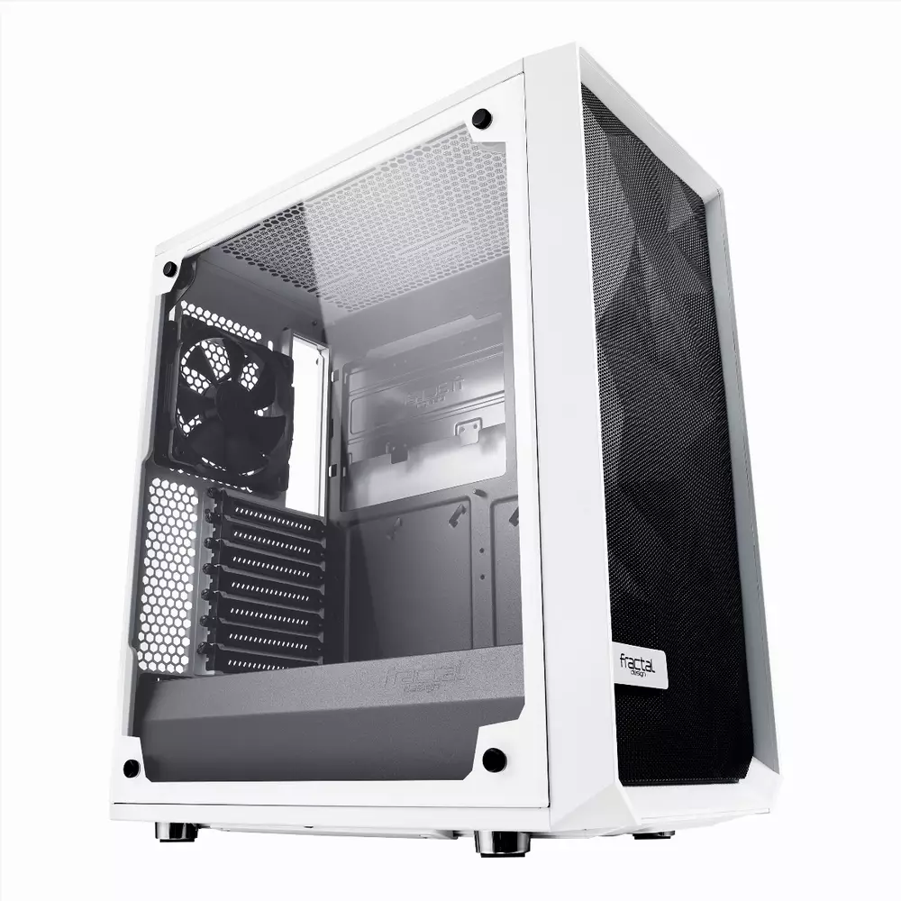 Кутия Fractal Meshify C Tempered Glass White