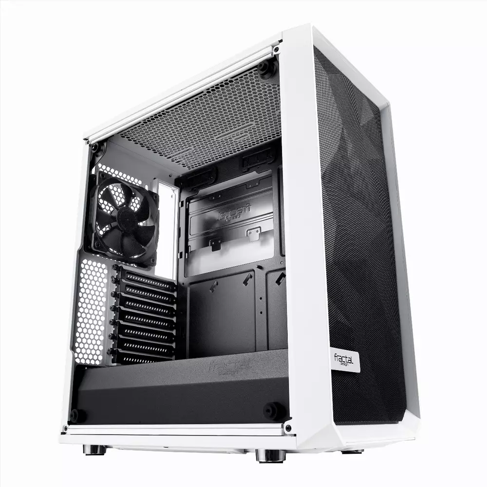 Кутия Fractal Meshify C Tempered Glass White