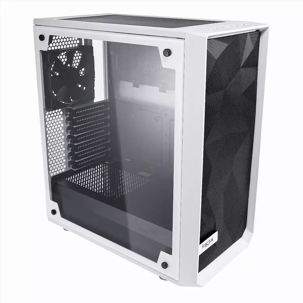 Кутия Fractal Meshify C Tempered Glass White