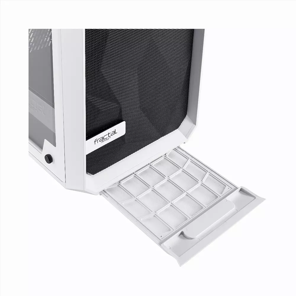 Кутия Fractal Meshify C Tempered Glass White