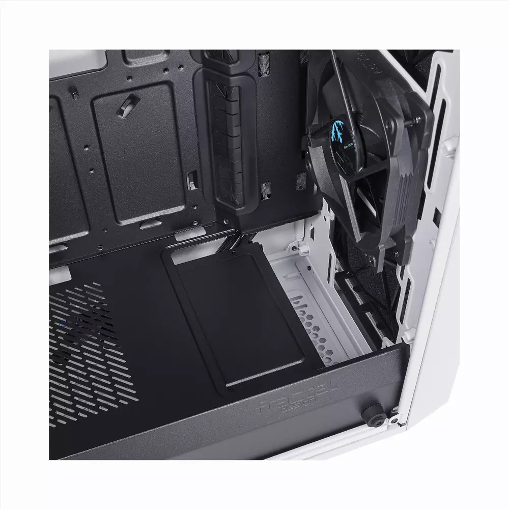 Кутия Fractal Meshify C Tempered Glass White