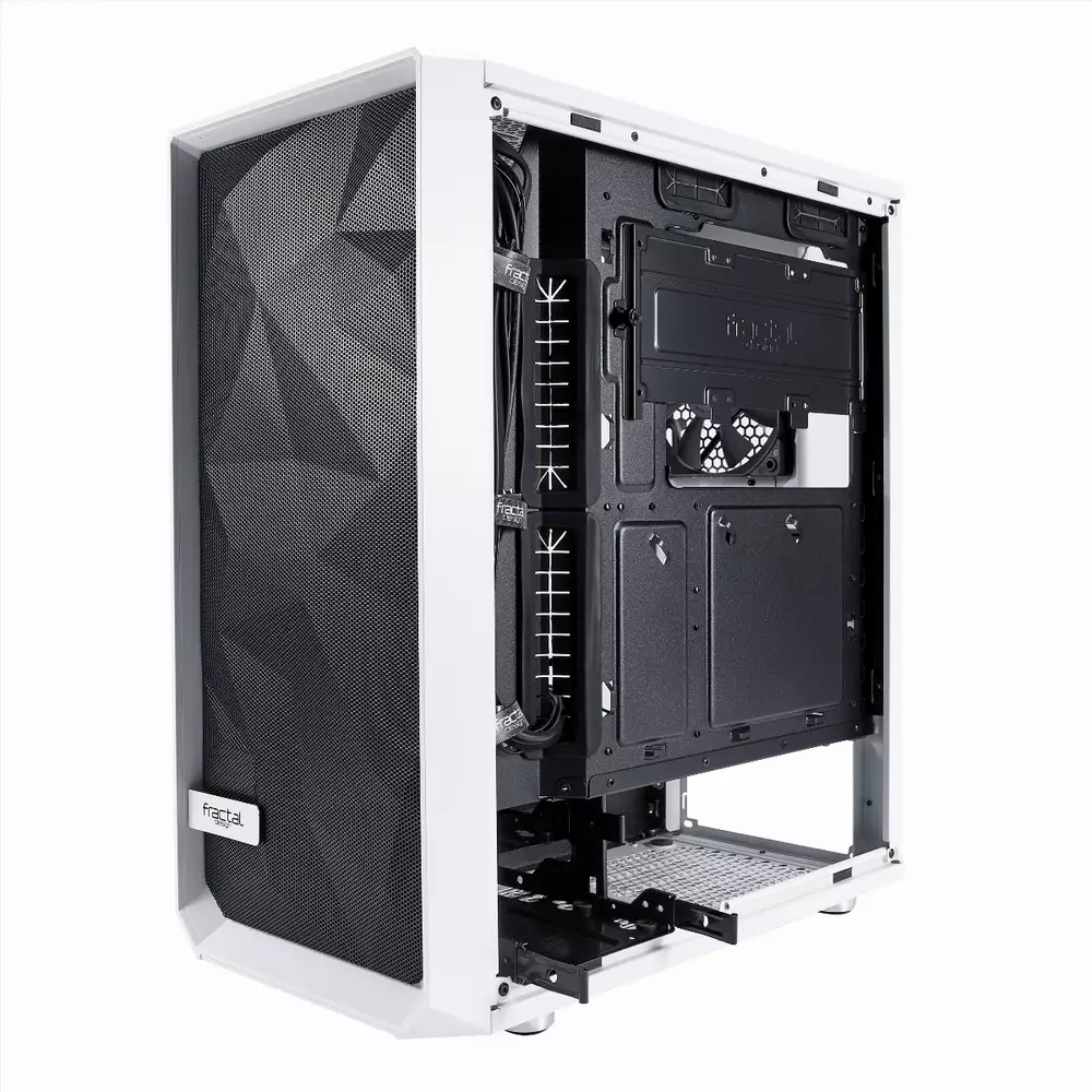 Кутия Fractal Meshify C Tempered Glass White