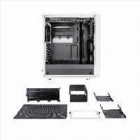 Кутия Fractal Meshify C Tempered Glass White