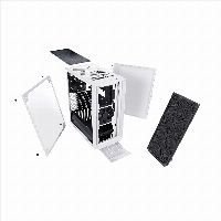 Кутия Fractal Meshify C Tempered Glass White