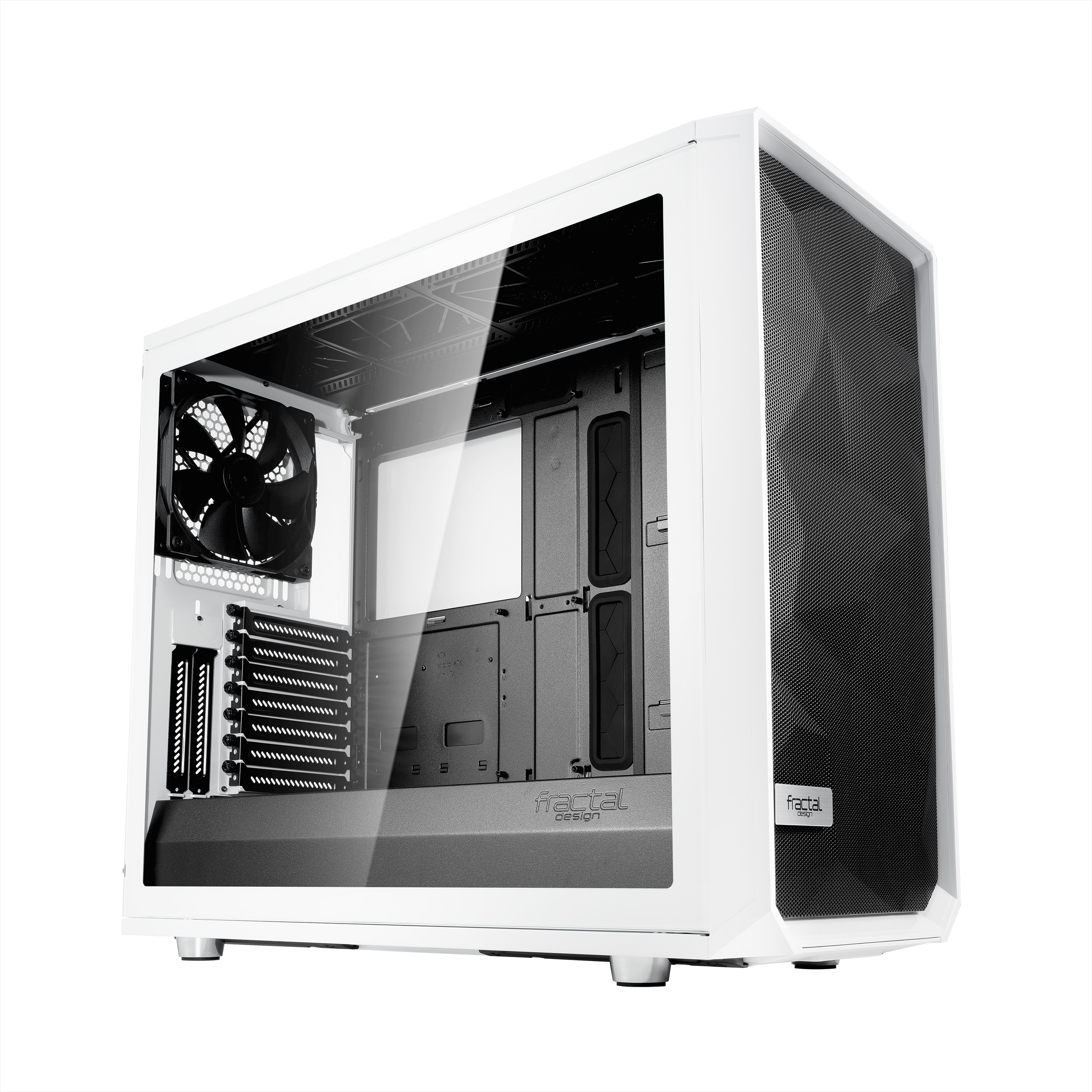 Кутия Fractal Meshify S2 Tempered Glass White