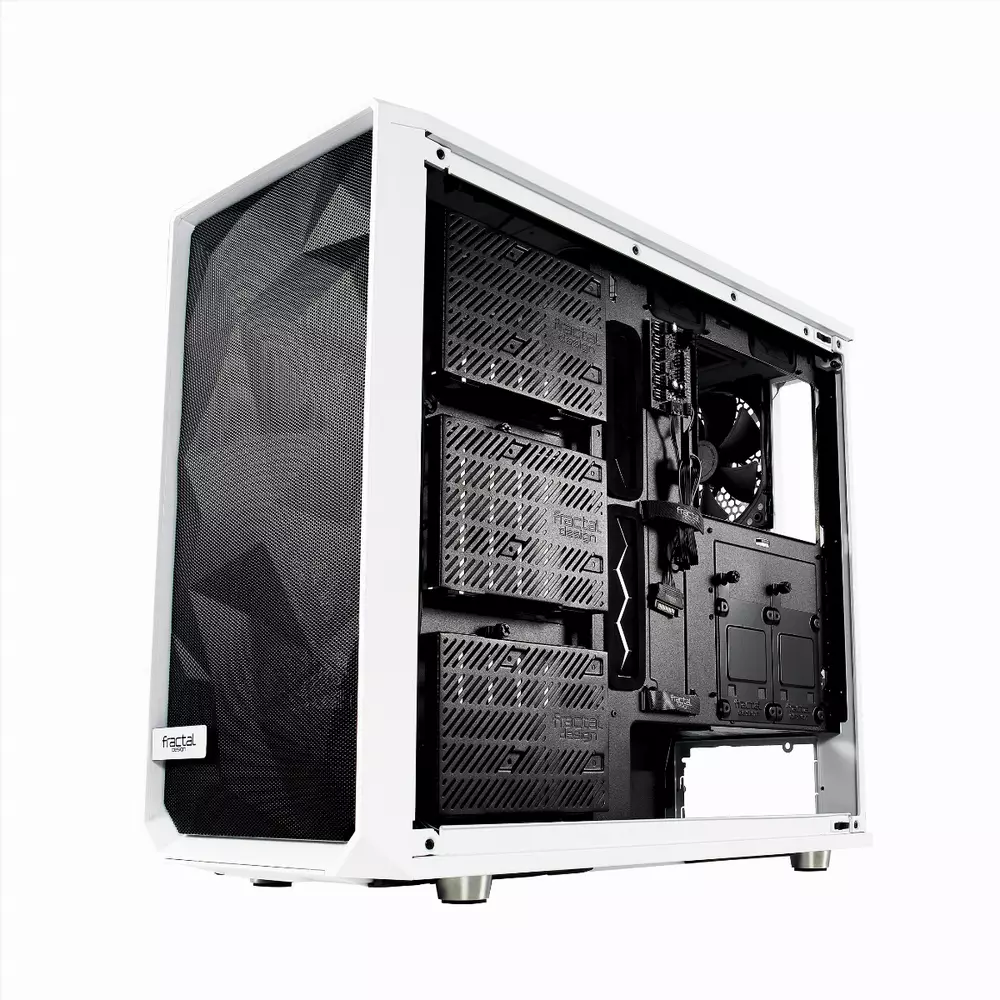 Кутия Fractal Meshify S2 Tempered Glass White