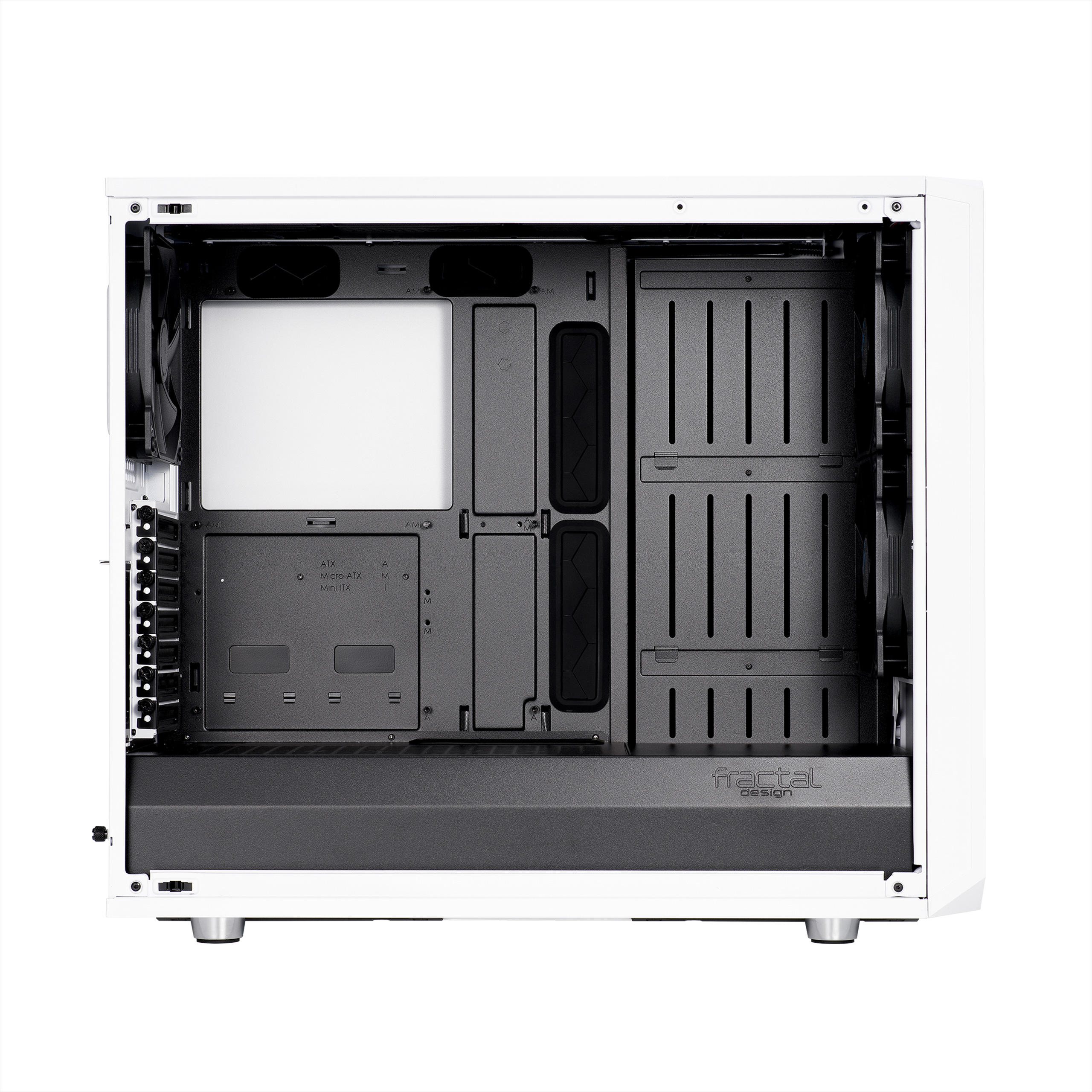 Кутия Fractal Meshify S2 Tempered Glass White