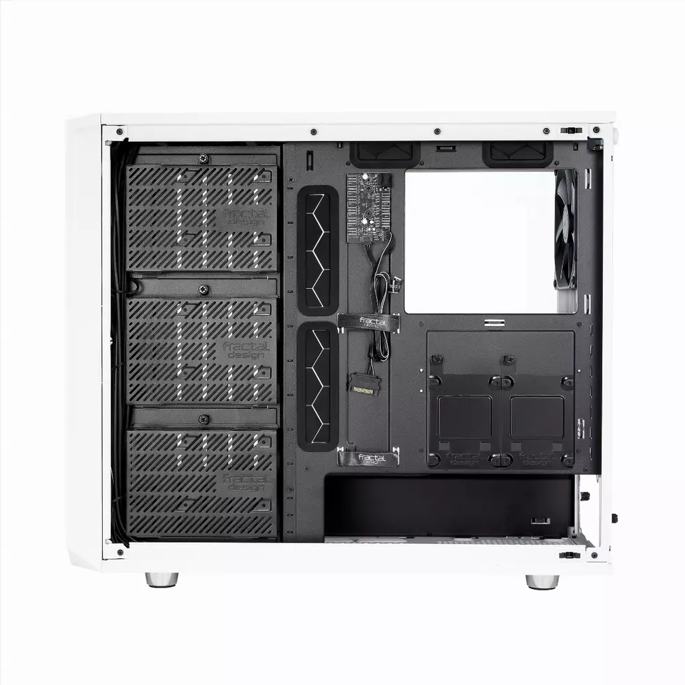 Кутия Fractal Meshify S2 Tempered Glass White