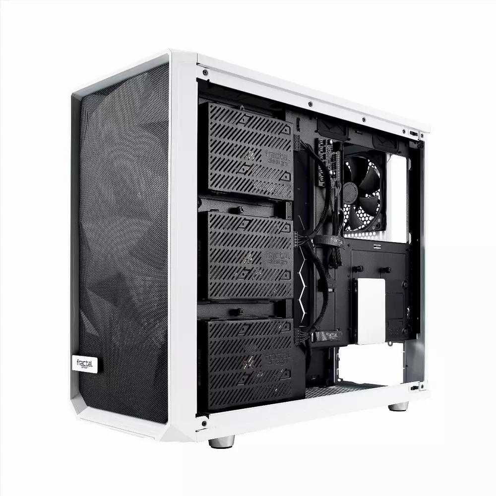 Кутия Fractal Meshify S2 Tempered Glass White