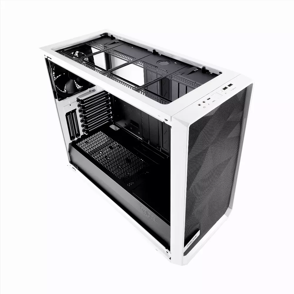 Кутия Fractal Meshify S2 Tempered Glass White