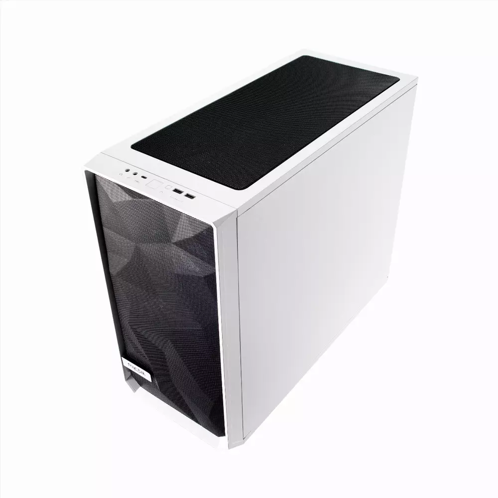 Кутия Fractal Meshify S2 Tempered Glass White
