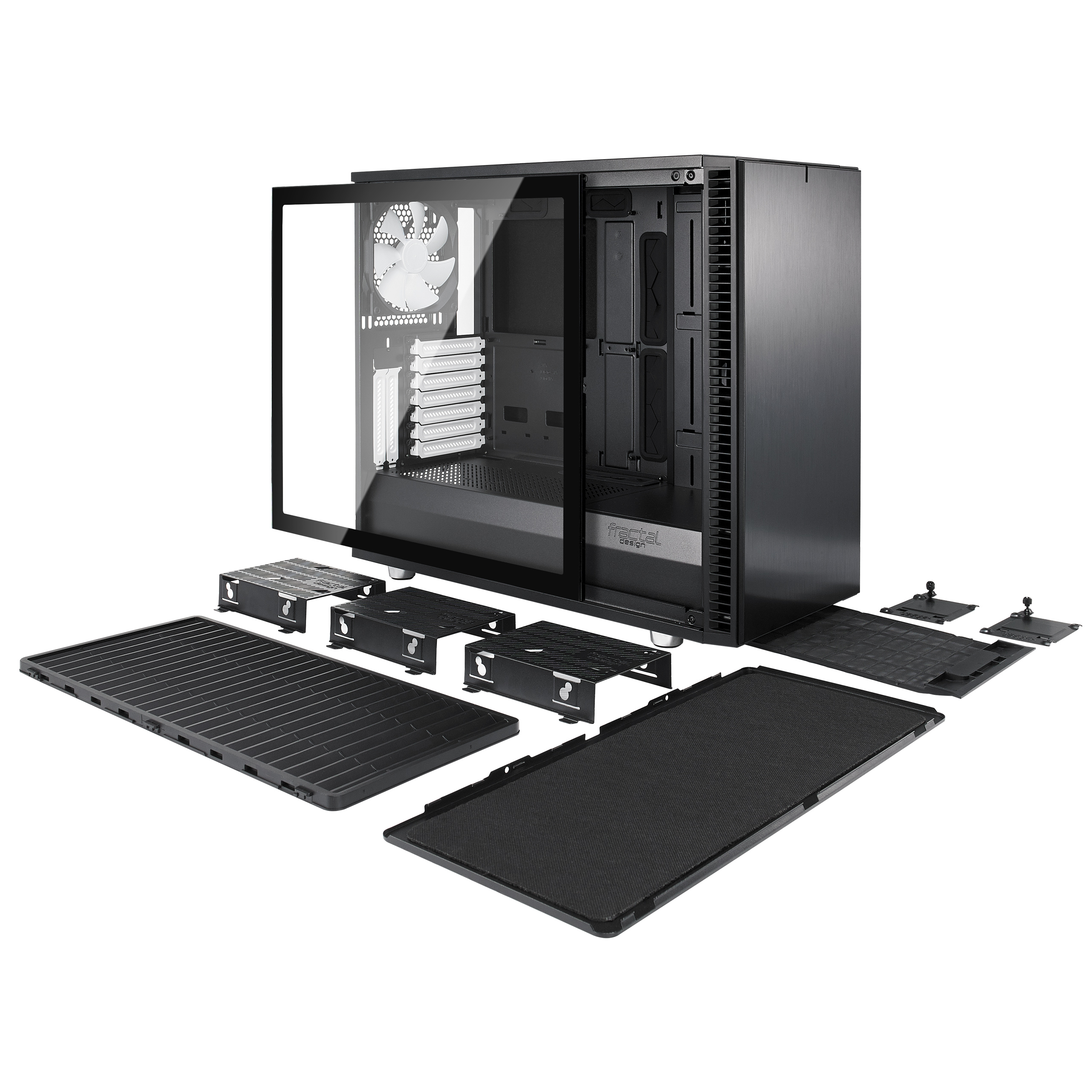 Кутия Fractal Define S2 Tempered Glass