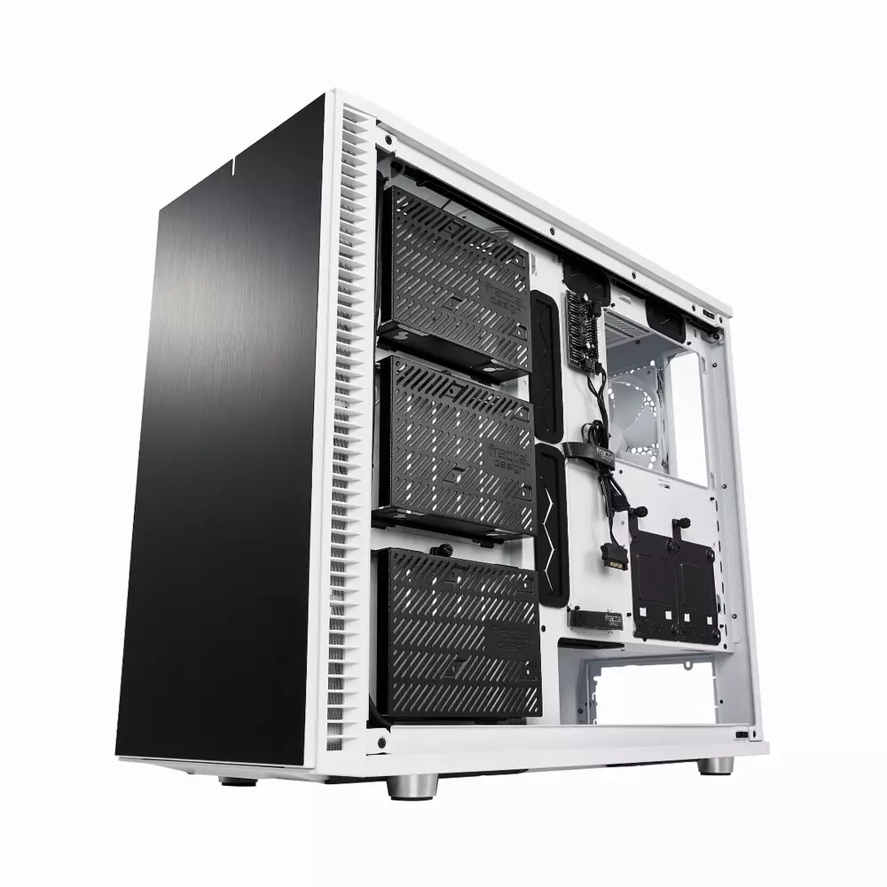 Кутия Fractal Define S2 Tempered Glass White