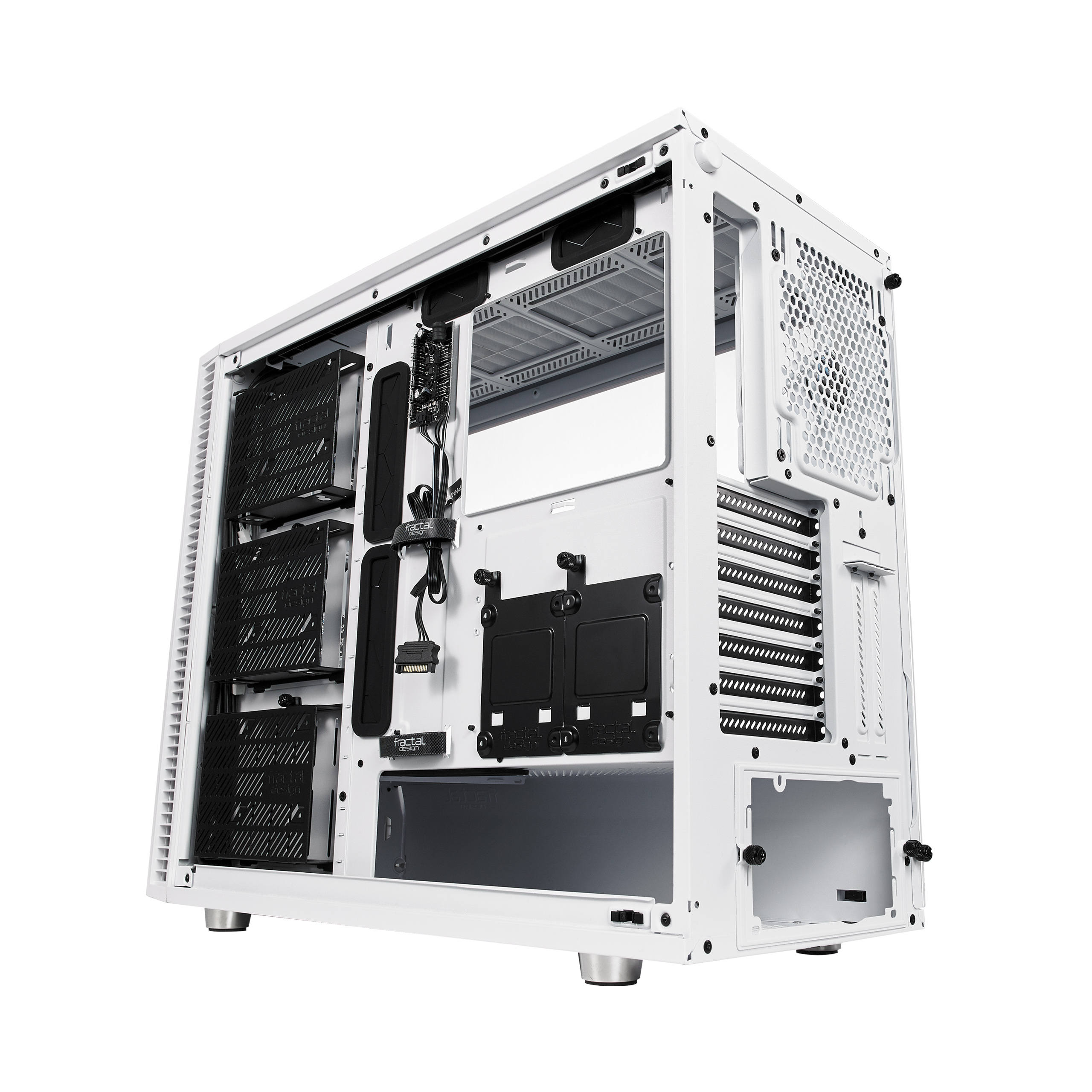 Кутия Fractal Define S2 Tempered Glass White