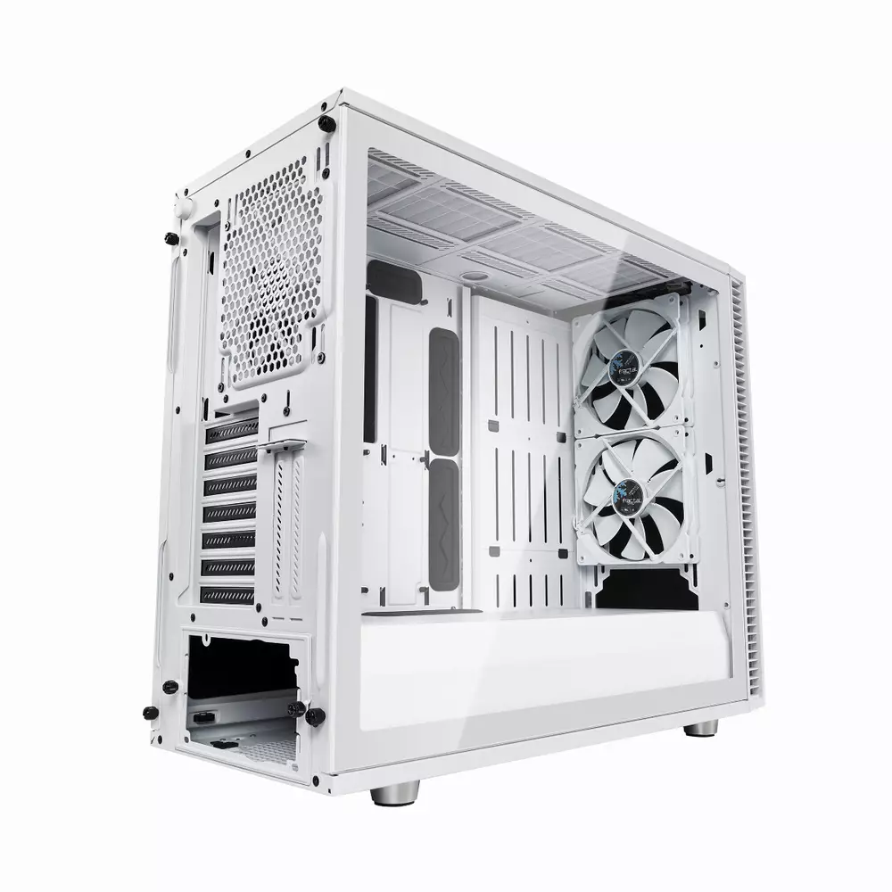 Кутия Fractal Define S2 Tempered Glass White