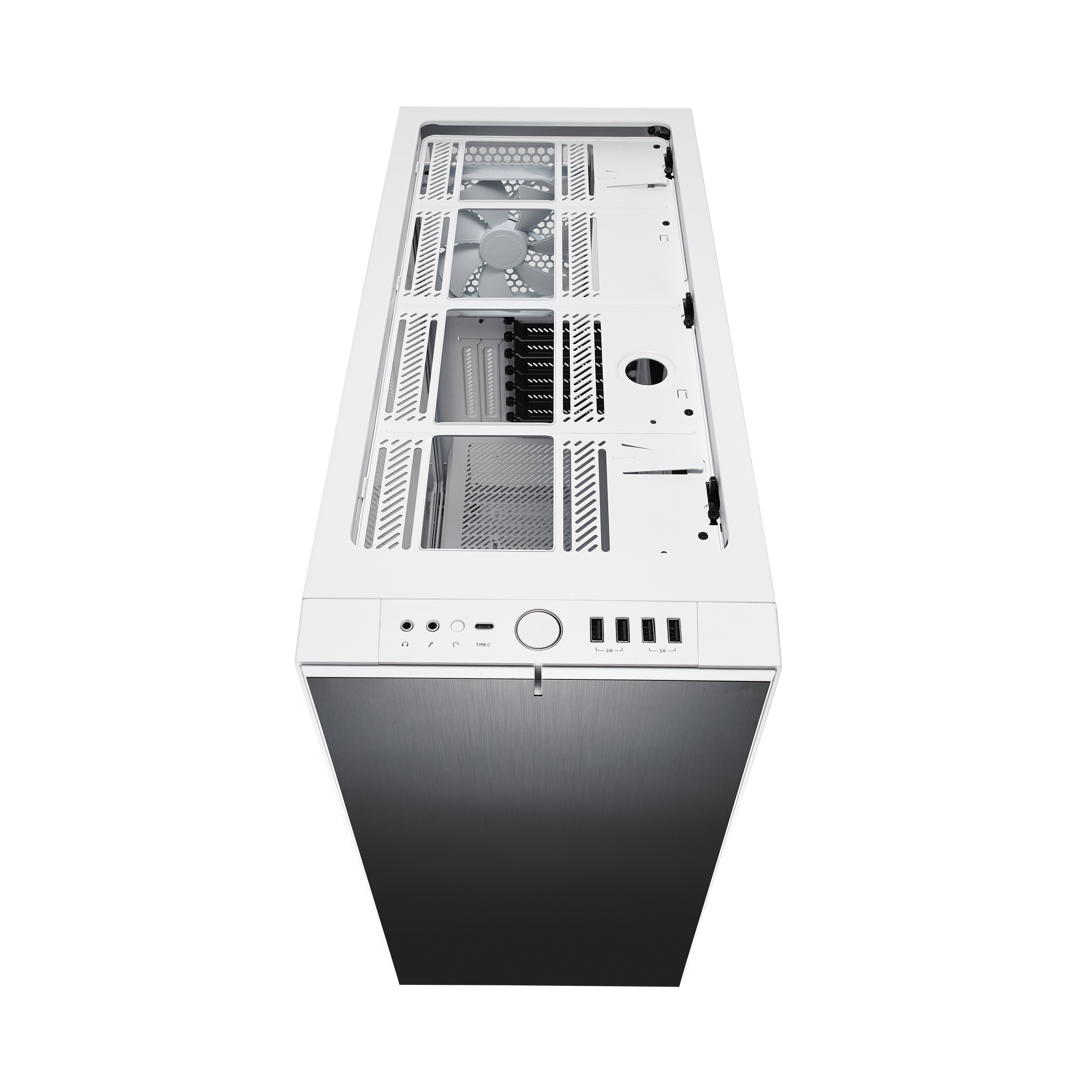 Кутия Fractal Define S2 Tempered Glass White