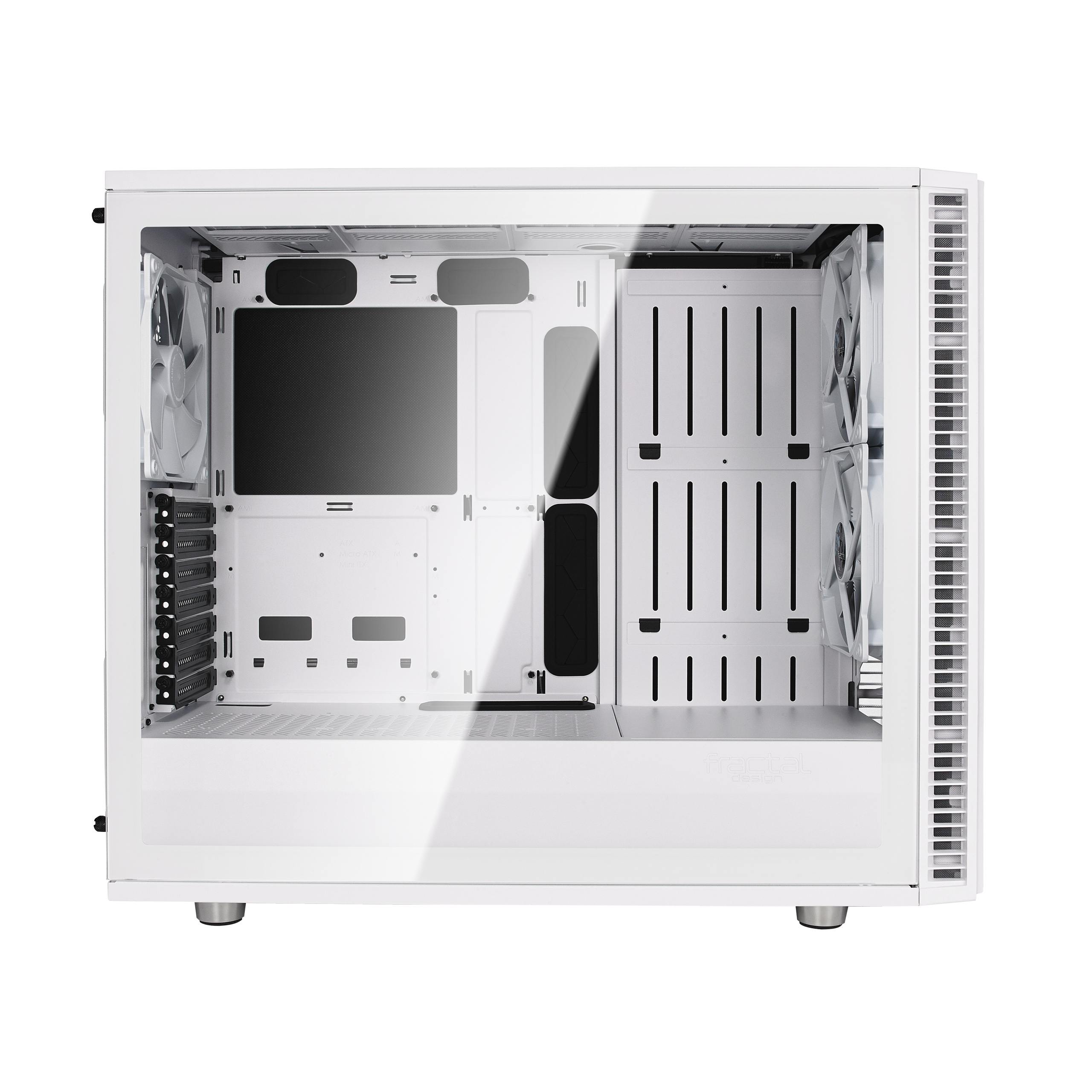 Кутия Fractal Define S2 Tempered Glass White