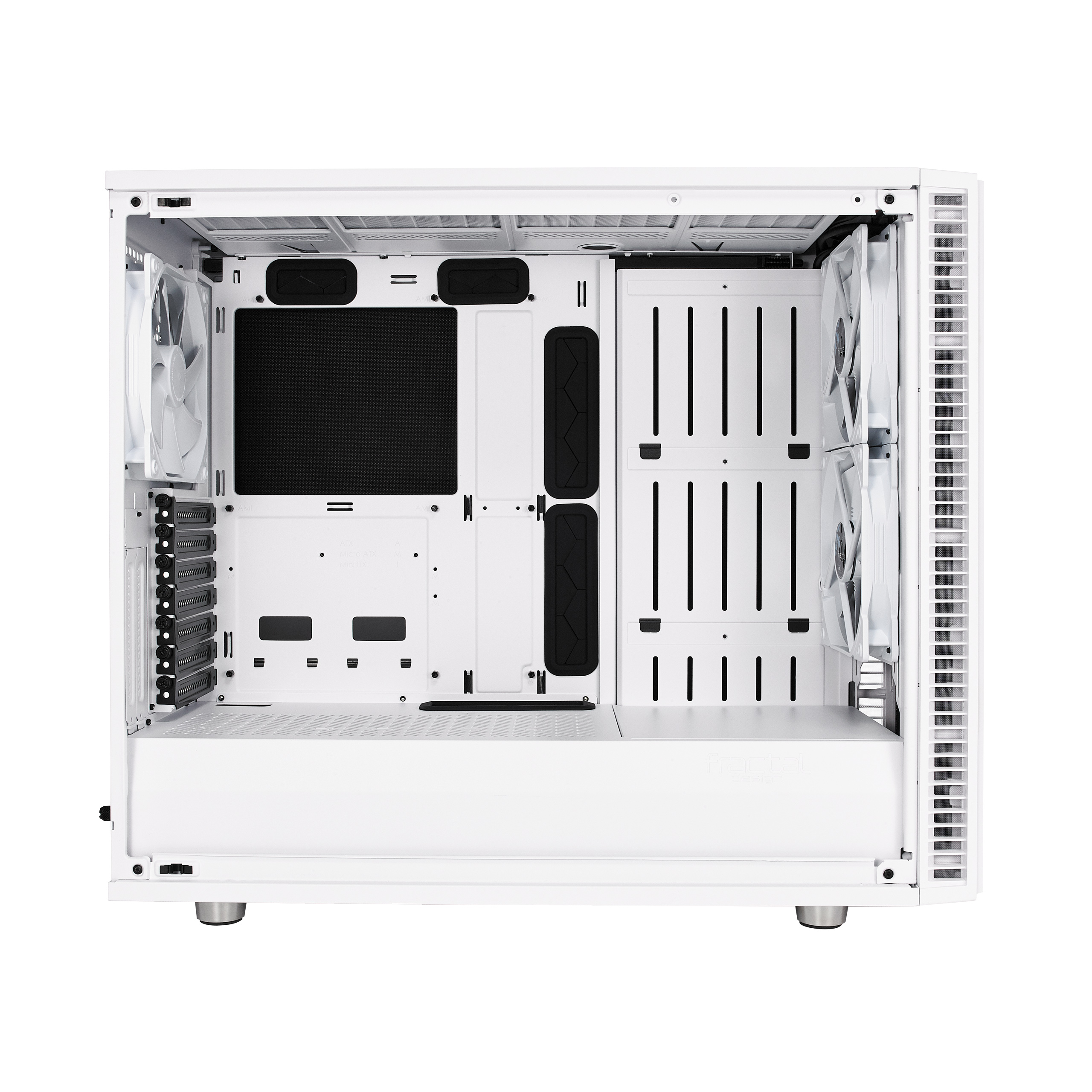 Кутия Fractal Define S2 Tempered Glass White