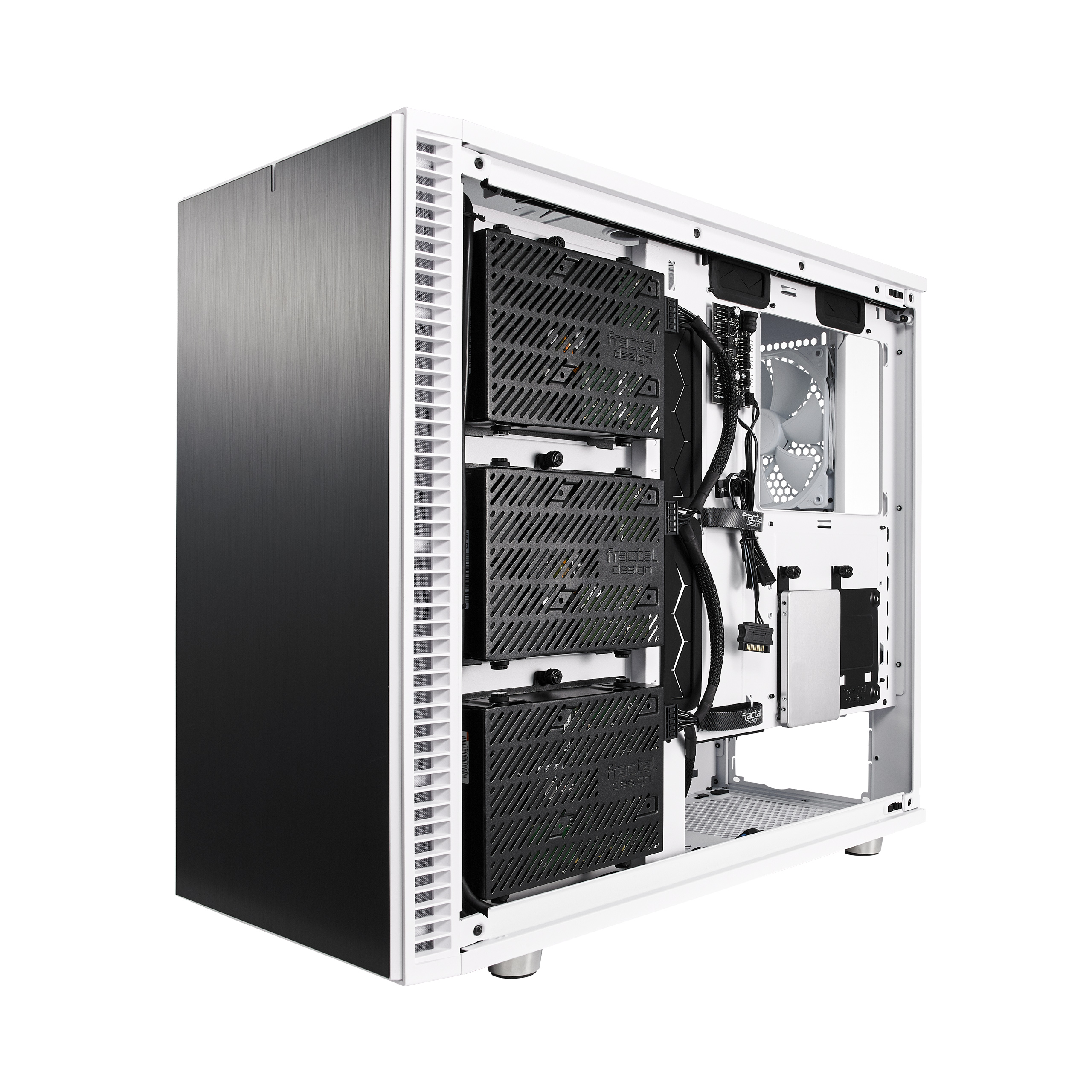 Кутия Fractal Define S2 Tempered Glass White